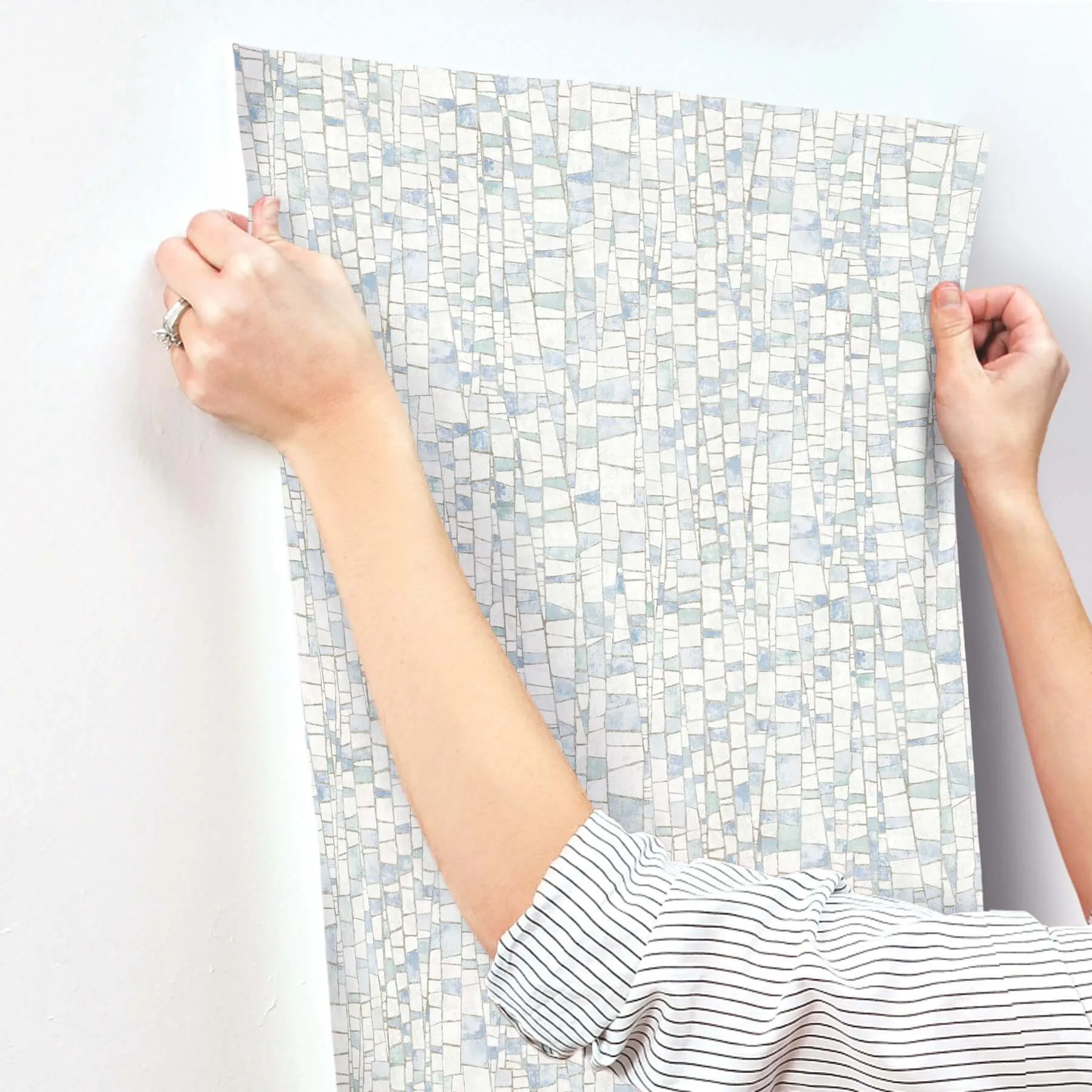 York Wallcoverings Kaleidoscopic - Blue Wallpaper | Buy Online York Wallcoverings Kaleidoscopic wallpaper, color Blue, SKU FM1081