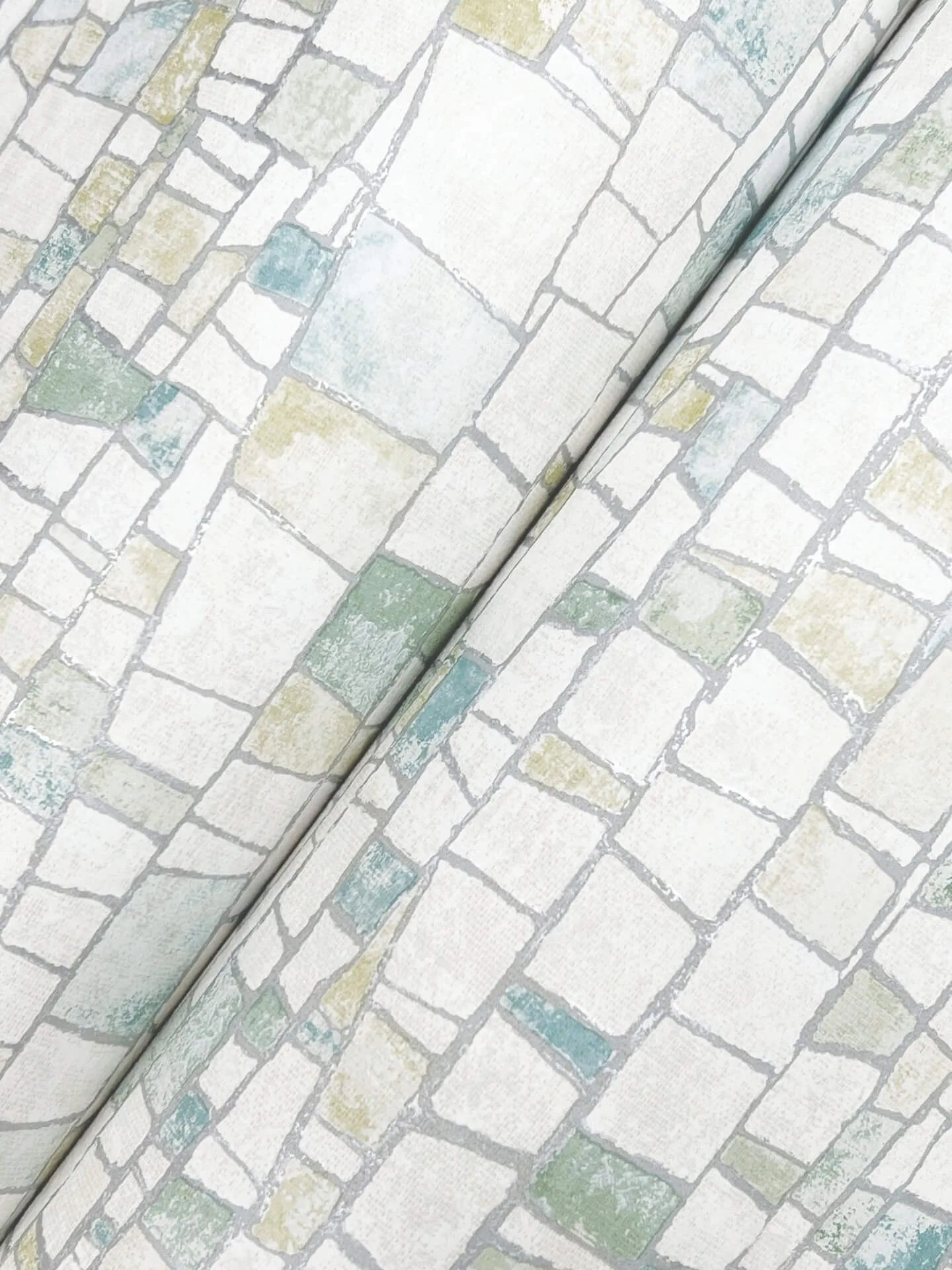 York Wallcoverings Kaleidoscopic - Green Wallpaper | Buy Online York Wallcoverings Kaleidoscopic wallpaper, color Green, SKU FM1084