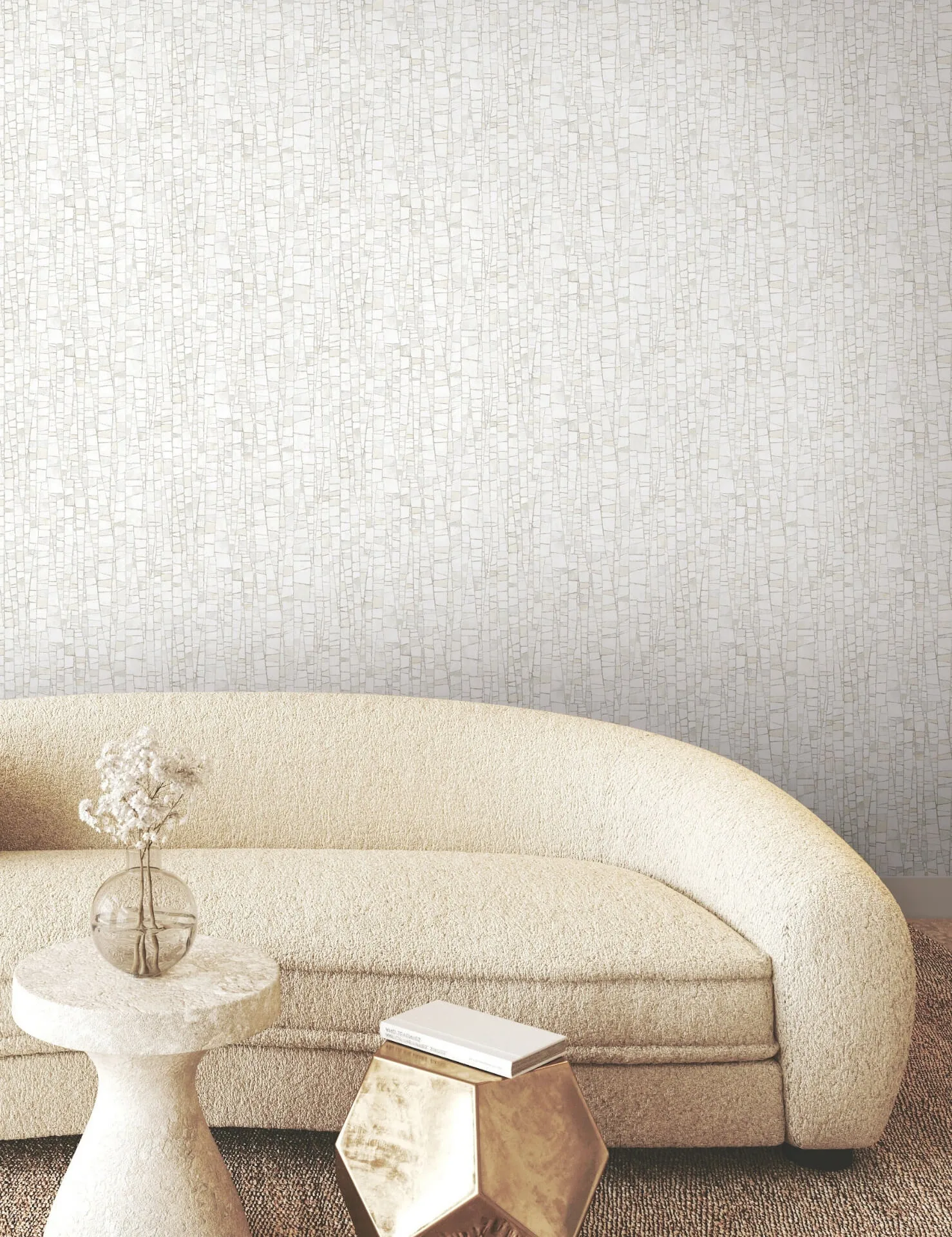 York Wallcoverings Kaleidoscopic - Soft Neutral Wallpaper | Buy Online York Wallcoverings Kaleidoscopic wallpaper, color Soft Neutral, SKU FM1083
