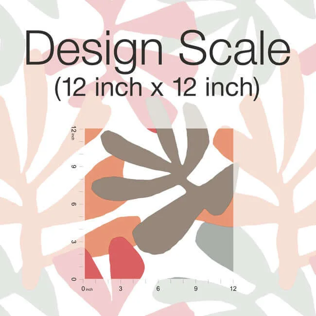 York Wallcoverings Kinetic Tropical wallpaper, color Coral & Beige, SKU PSW1240RL