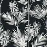 York Wallcoverings King Palm Silhouette - Blue Wallpaper | Buy Online York Wallcoverings King Palm Silhouette wallpaper, color Blue, SKU CV4409