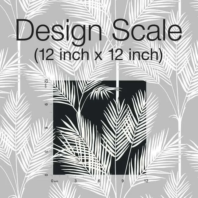 York Wallcoverings King Palm Silhouette - Blue Wallpaper | Buy Online York Wallcoverings King Palm Silhouette wallpaper, color Blue, SKU CV4409