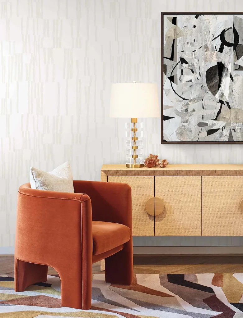 York Wallcoverings Koso wallpaper, color Pearl & White, SKU PSW1660RL