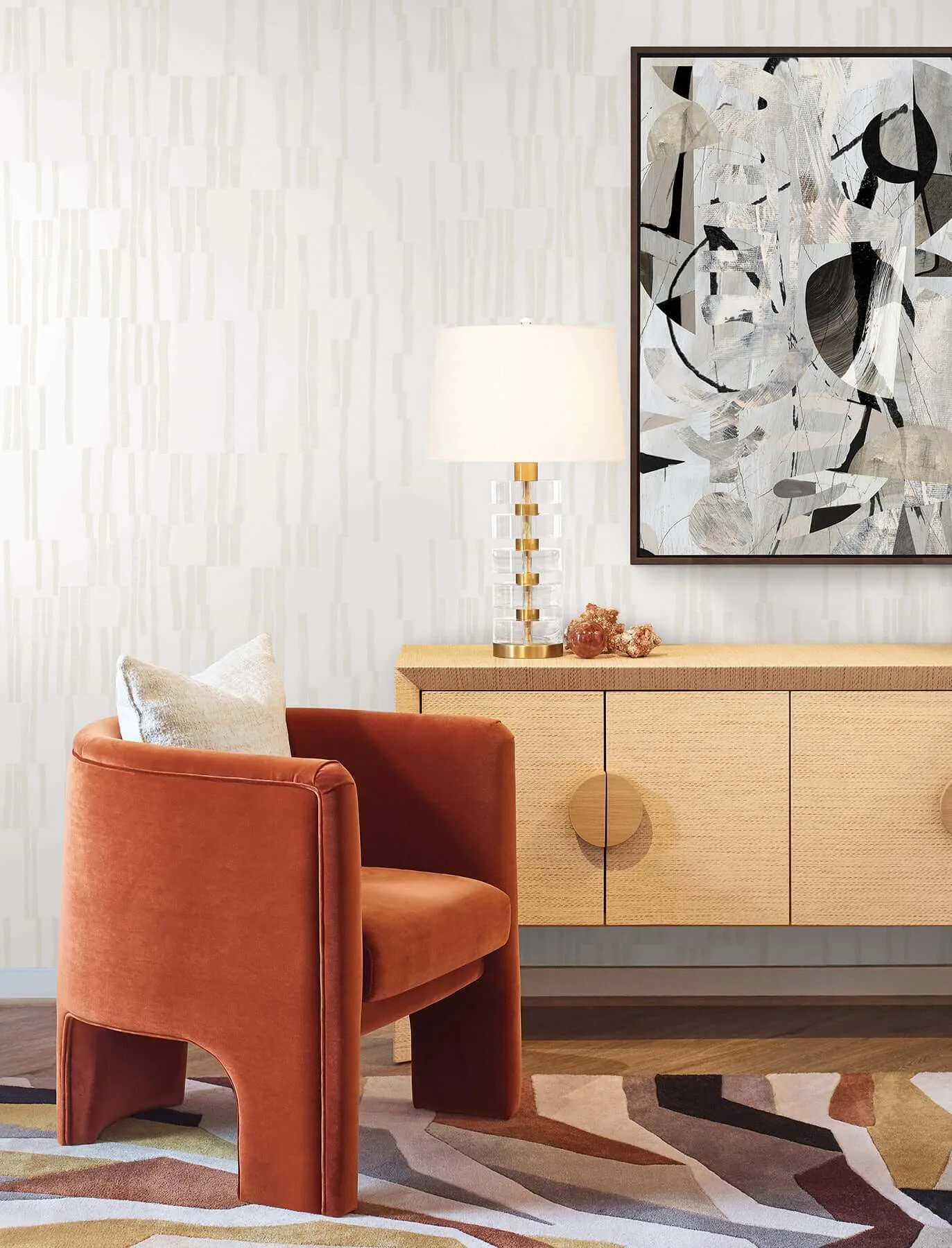 York Wallcoverings Koso wallpaper, color Pearl & White, SKU PSW1660RL