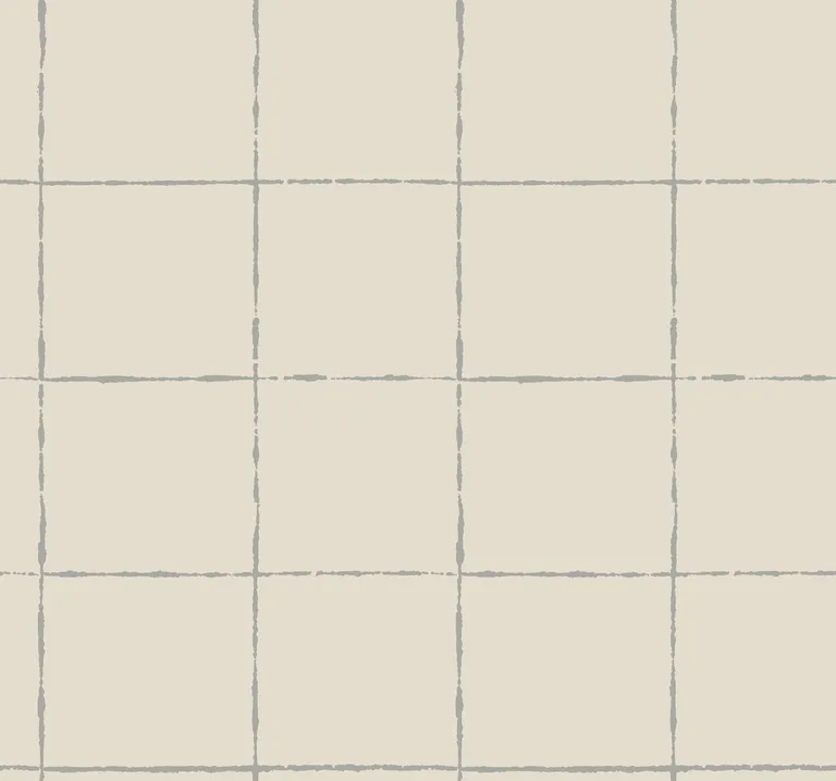 York Wallcoverings La Vitre Plaid wallpaper, color Lichen Grey, SKU ZM2851