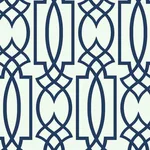 York Wallcoverings Large Lattice - Blue Wallpaper | Buy Online York Wallcoverings Large Lattice wallpaper, color Blue, SKU CM2383