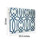York Wallcoverings Large Lattice - Blue Wallpaper | Buy Online York Wallcoverings Large Lattice wallpaper, color Blue, SKU CM2383