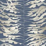 York Wallcoverings Leaf Column - Navy Wallpaper | Buy Online York Wallcoverings Leaf Column wallpaper, color Navy, SKU FM1043