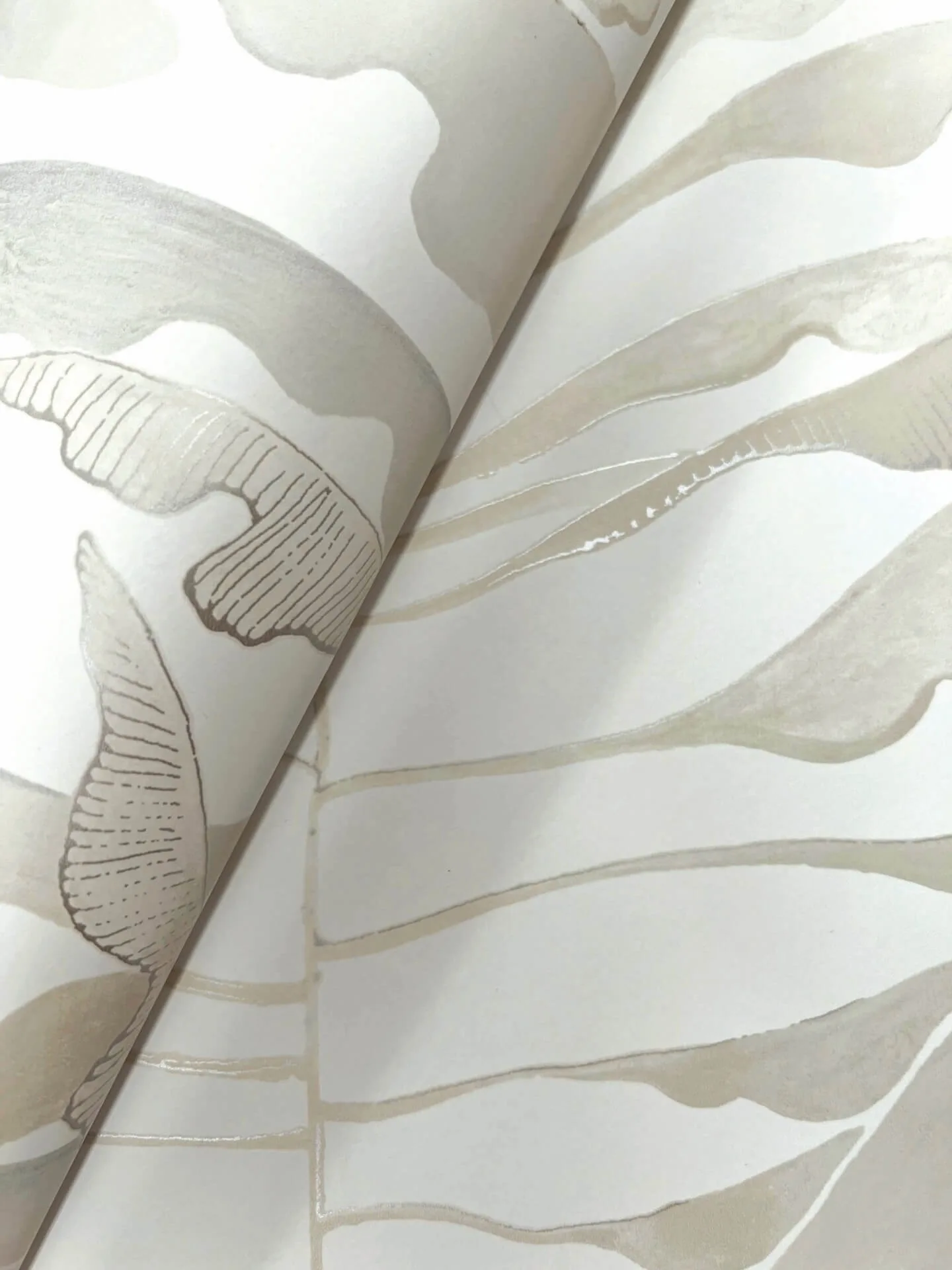 York Wallcoverings Leaf Column - Neutral Wallpaper | Buy Online York Wallcoverings Leaf Column wallpaper, color Neutral, SKU FM1044