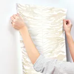 York Wallcoverings Leaf Column - Taupe Wallpaper | Buy Online York Wallcoverings Leaf Column wallpaper, color Taupe, SKU FM1041