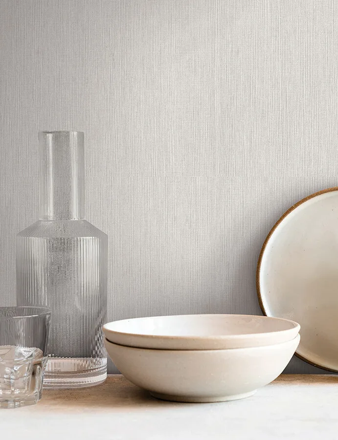 York Wallcoverings Lilah wallpaper, color Warm Grey, SKU SI25774