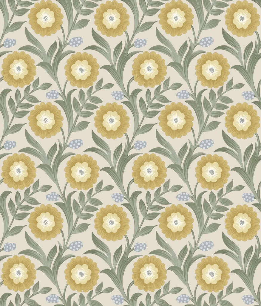 York Wallcoverings Lillian wallpaper, color Sage, SKU PSW1579RL