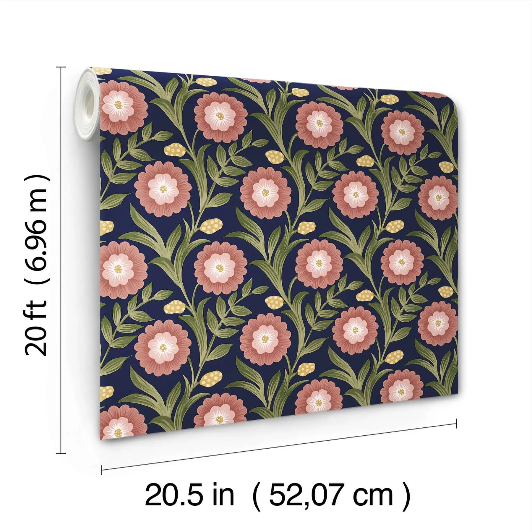 York Wallcoverings Lillian - Blue Wallpaper | Buy Online York Wallcoverings Lillian wallpaper, color Blue, SKU PSW1580RL