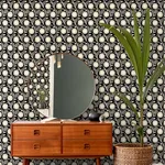 York Wallcoverings Lillian - Black Wallpaper | Buy Online York Wallcoverings Lillian wallpaper, color Black, SKU PSW1581RL