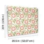 York Wallcoverings Lillian - Pink Wallpaper | Buy Online York Wallcoverings Lillian wallpaper, color Pink, SKU PSW1582RL