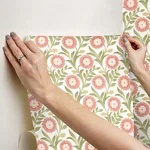 York Wallcoverings Lillian - Pink Wallpaper | Buy Online York Wallcoverings Lillian wallpaper, color Pink, SKU PSW1582RL