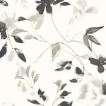 York Wallcoverings Linden Flower wallpaper, color Black, SKU PSW1103RL