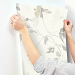 York Wallcoverings Linden Flower wallpaper, color Tan, SKU SO2444