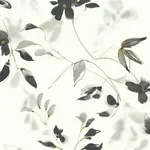 York Wallcoverings Linden Flower wallpaper, color Black, SKU SO2442