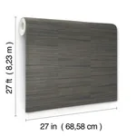 York Wallcoverings Line Stripe - Charcoal Wallpaper | Buy Online York Wallcoverings Line Stripe wallpaper, color Charcoal, SKU OI0661
