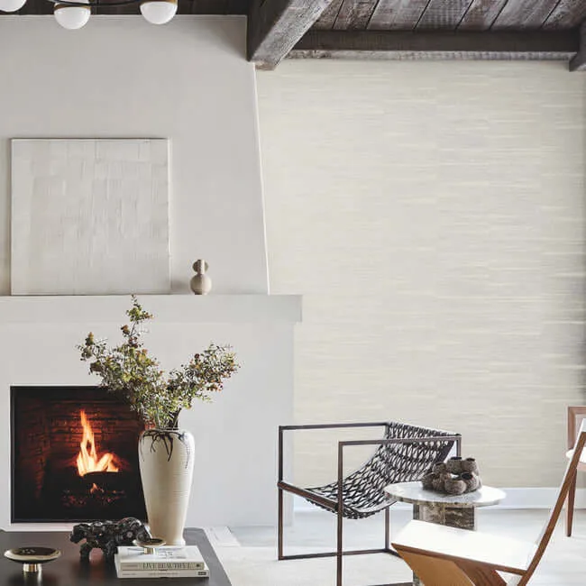 York Wallcoverings Line Stripe wallpaper, color Putty, SKU OI0666