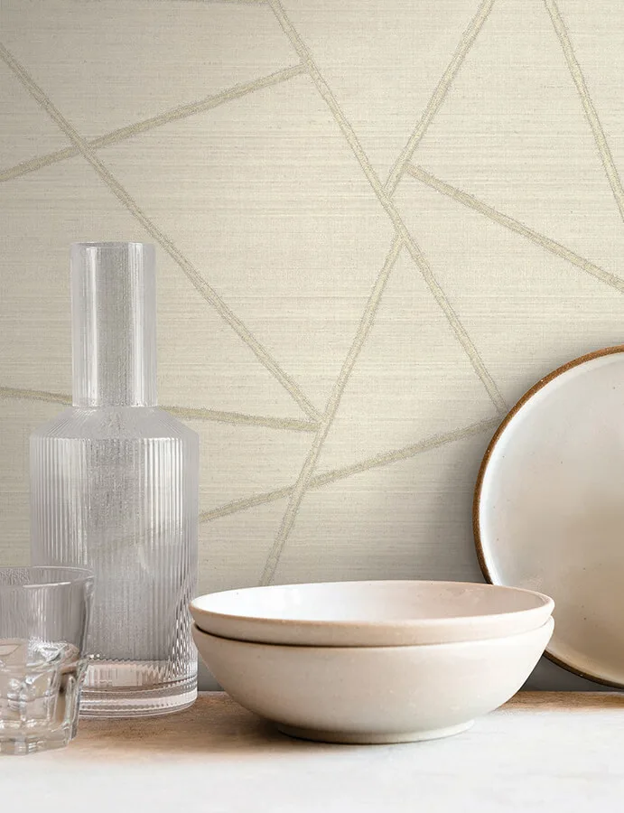 York Wallcoverings Lisle - Ivory Wallpaper | Buy Online York Wallcoverings Lisle wallpaper, color Ivory, SKU SI6823