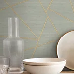 York Wallcoverings Lisle - Lake Wallpaper | Buy Online York Wallcoverings Lisle wallpaper, color Lake, SKU SI6821