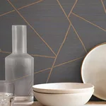 York Wallcoverings Lisle - Sapphire Wallpaper | Buy Online York Wallcoverings Lisle wallpaper, color Sapphire, SKU SI6820