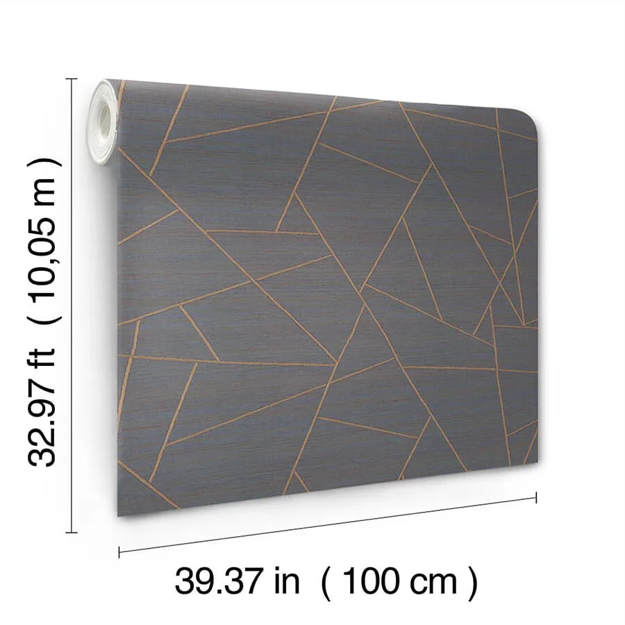 York Wallcoverings Lisle - Sapphire Wallpaper | Buy Online York Wallcoverings Lisle wallpaper, color Sapphire, SKU SI6820
