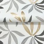 York Wallcoverings Little Garden wallpaper, color Graphite & Gold, SKU ZM2816