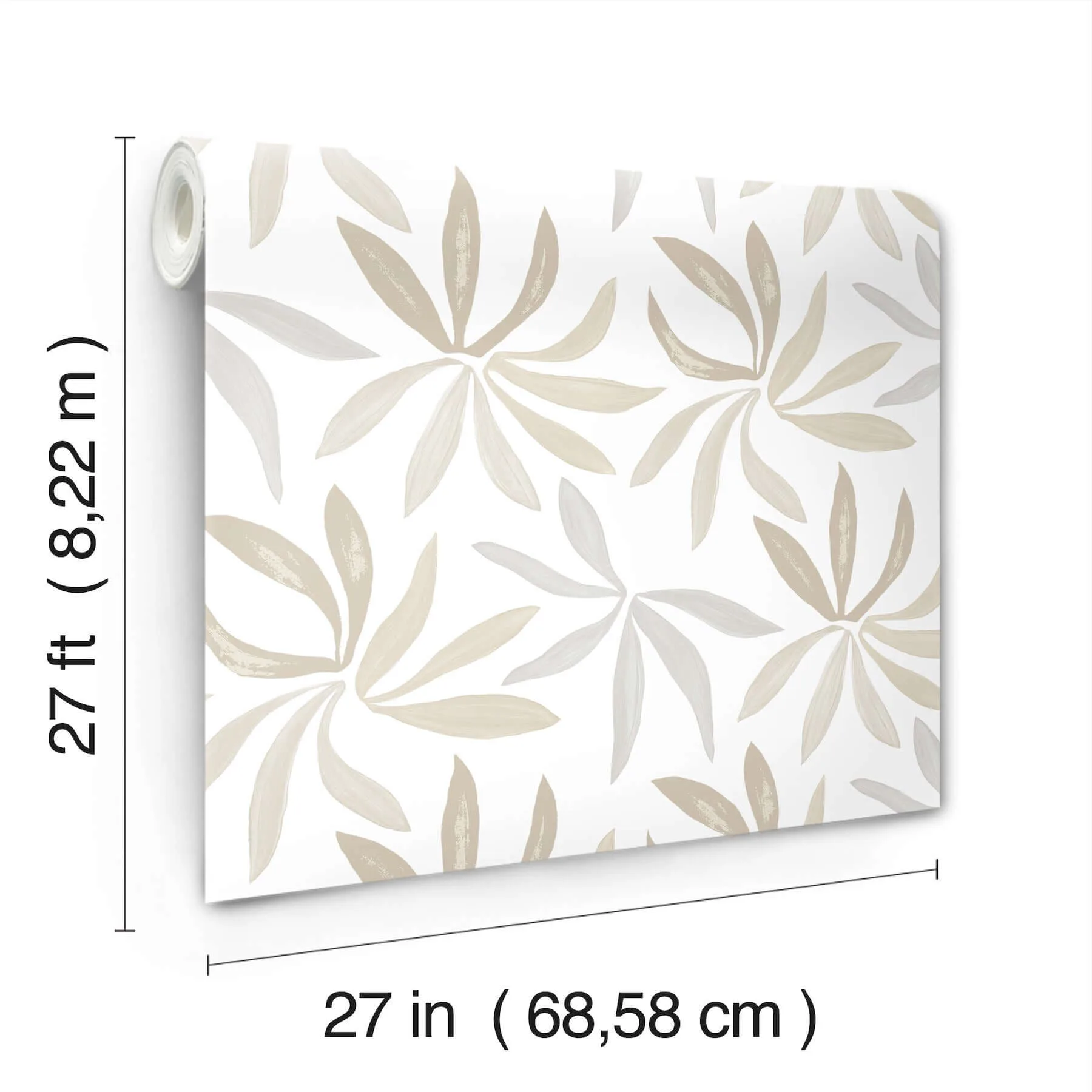 York Wallcoverings Little Garden wallpaper, color Neutral & Pearl, SKU ZM2815