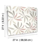York Wallcoverings Little Garden wallpaper, color Nude & Blush, SKU ZM2814