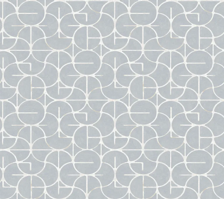 York Wallcoverings Looking Glass wallpaper, color Chambray, SKU FM1106