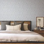 York Wallcoverings Looking Glass - Chambray Wallpaper | Buy Online York Wallcoverings Looking Glass wallpaper, color Chambray, SKU FM1106