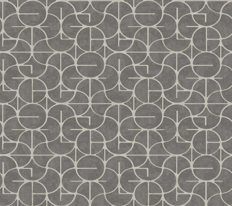 York Wallcoverings Looking Glass wallpaper, color Charcoal, SKU FM1104