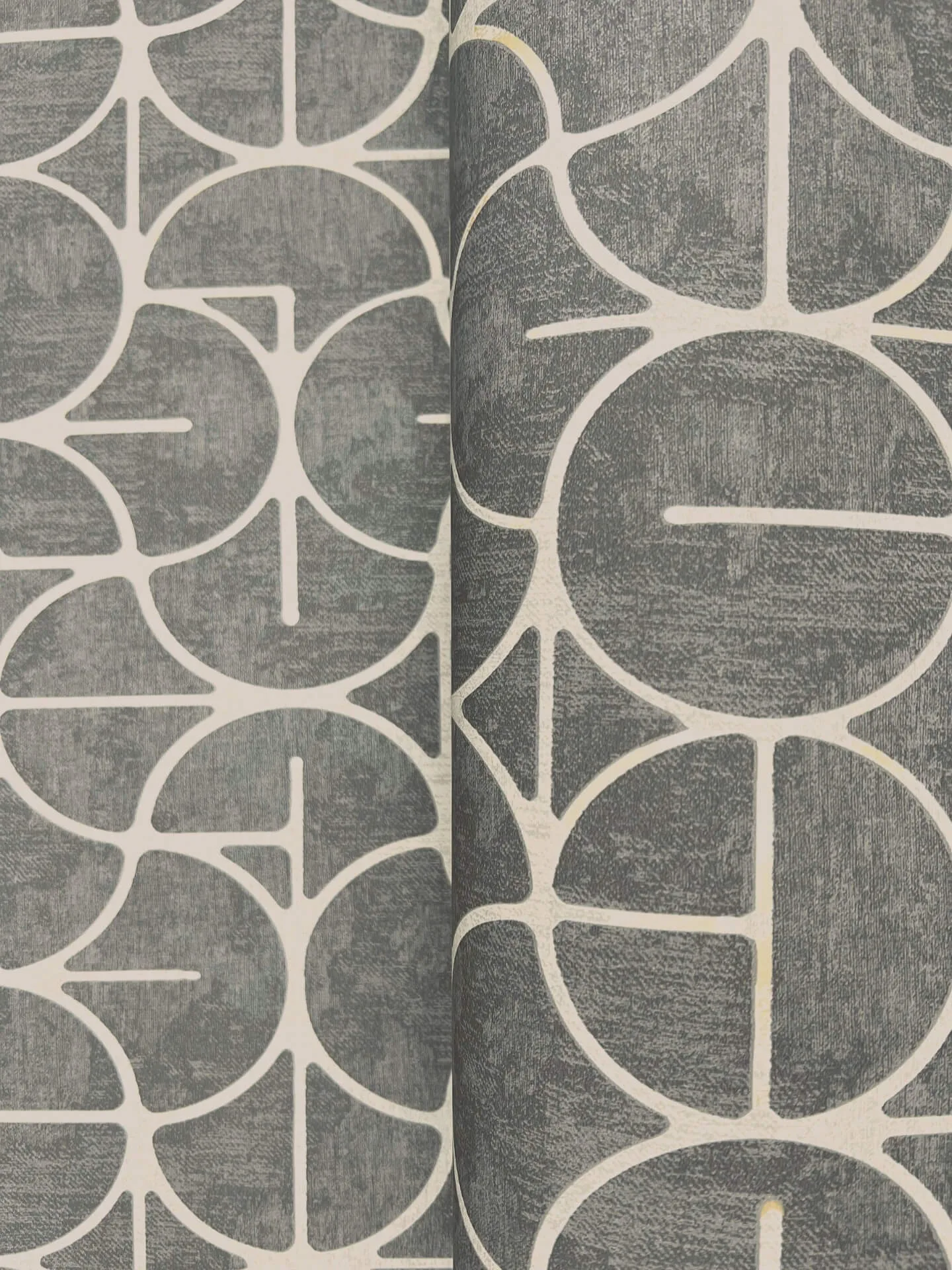 York Wallcoverings Looking Glass - Charcoal Wallpaper | Buy Online York Wallcoverings Looking Glass wallpaper, color Charcoal, SKU FM1104