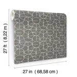 York Wallcoverings Looking Glass - Charcoal Wallpaper | Buy Online York Wallcoverings Looking Glass wallpaper, color Charcoal, SKU FM1104