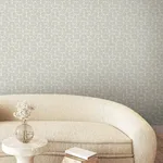 York Wallcoverings Looking Glass wallpaper, color Grey & Silver, SKU FM1102
