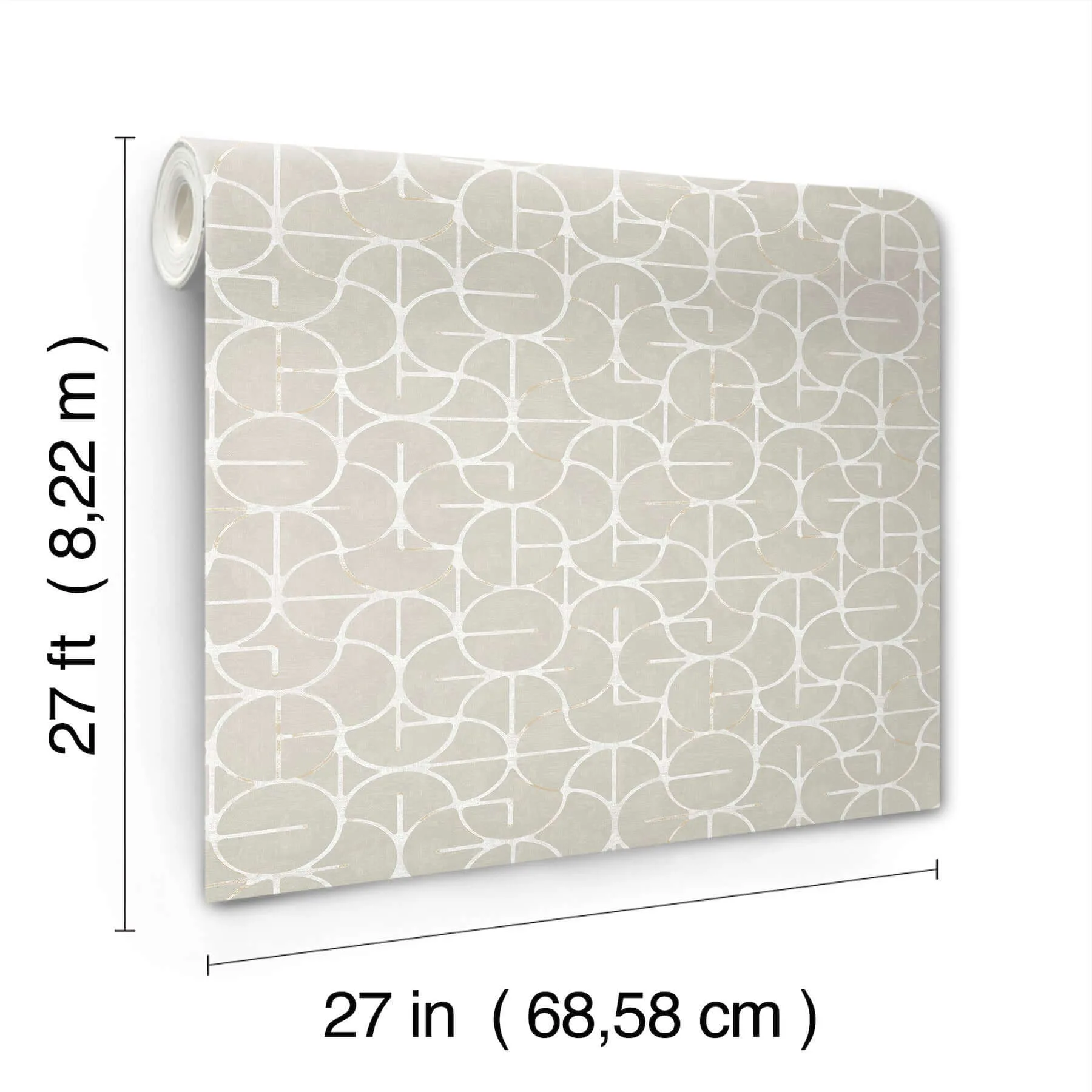York Wallcoverings Looking Glass wallpaper, color Grey & Silver, SKU FM1102