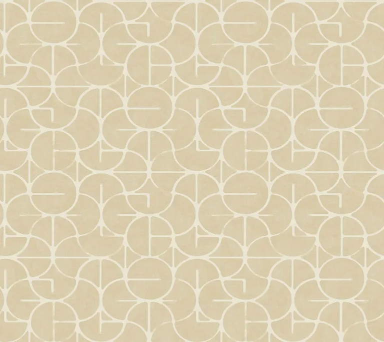 York Wallcoverings Looking Glass wallpaper, color Straw, SKU FM1101