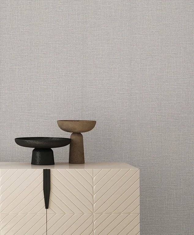 York Wallcoverings Loom wallpaper, color Dove Grey, SKU SI26153