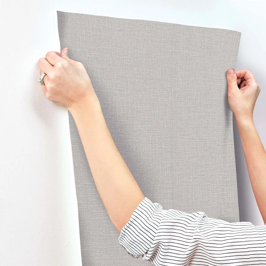 York Wallcoverings Loom - Dove Grey Wallpaper | Buy Online York Wallcoverings Loom wallpaper, color Dove Grey, SKU SI26153