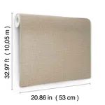 York Wallcoverings Loom wallpaper, color Hazelnut, SKU SI26144