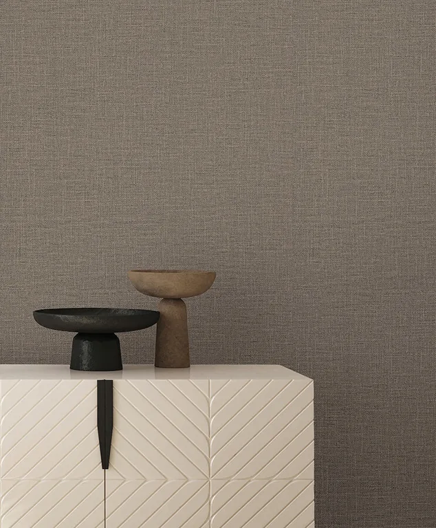 York Wallcoverings Loom wallpaper, color Mushroom, SKU SI26157