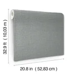 York Wallcoverings Loom - Silver Wallpaper | Buy Online York Wallcoverings Loom wallpaper, color Silver, SKU SI26141