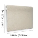 York Wallcoverings Loom - Warm Grey Wallpaper | Buy Online York Wallcoverings Loom wallpaper, color Warm Grey, SKU SI26142