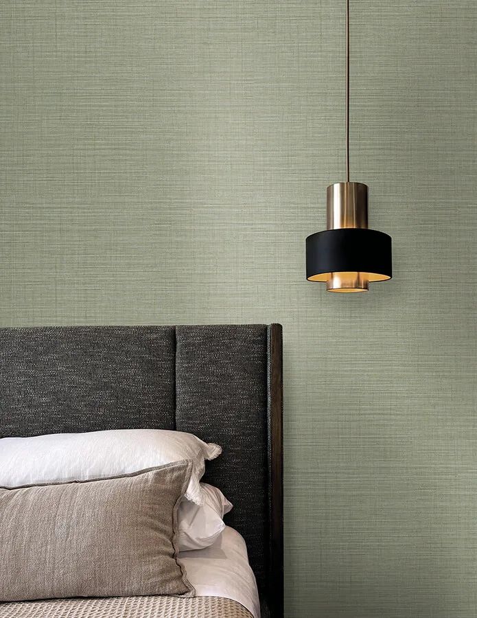 York Wallcoverings Lotus Silk wallpaper, color Sea Foam, SKU SI25874
