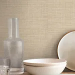 York Wallcoverings Lotus Silk - Wheat Wallpaper | Buy Online York Wallcoverings Lotus Silk wallpaper, color Wheat, SKU SI25872