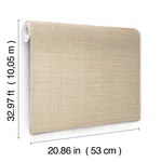 York Wallcoverings Lotus Silk - Wheat Wallpaper | Buy Online York Wallcoverings Lotus Silk wallpaper, color Wheat, SKU SI25872