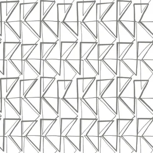 York Wallcoverings Love Triangles wallpaper, color Grey, SKU PSW1252RL